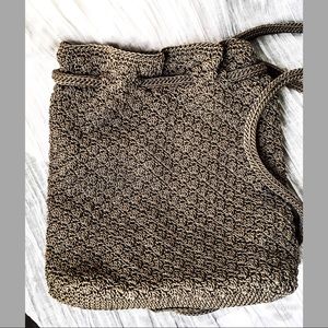 THE SAK MINI CROCHET WOVEN BACKPACK